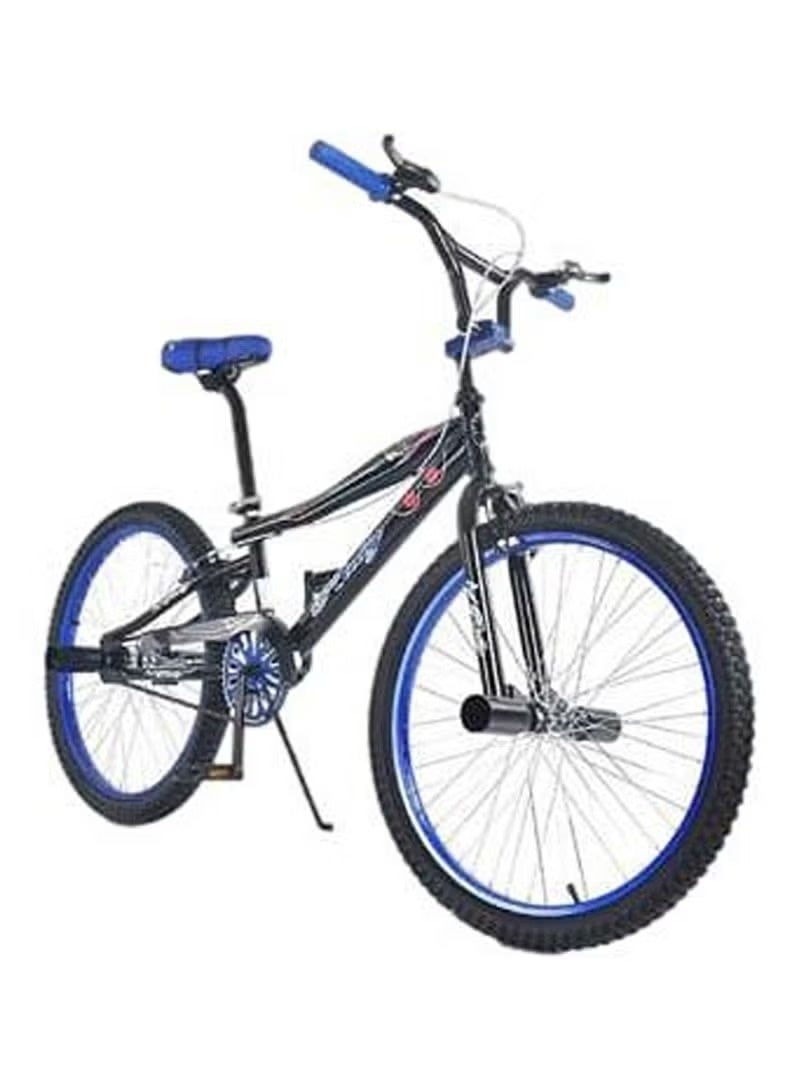 Zorro Cobra Kids Bicycle, 24-inch, Single Speed, Hand & Foot Brake - Black/Blue - BBC3372
