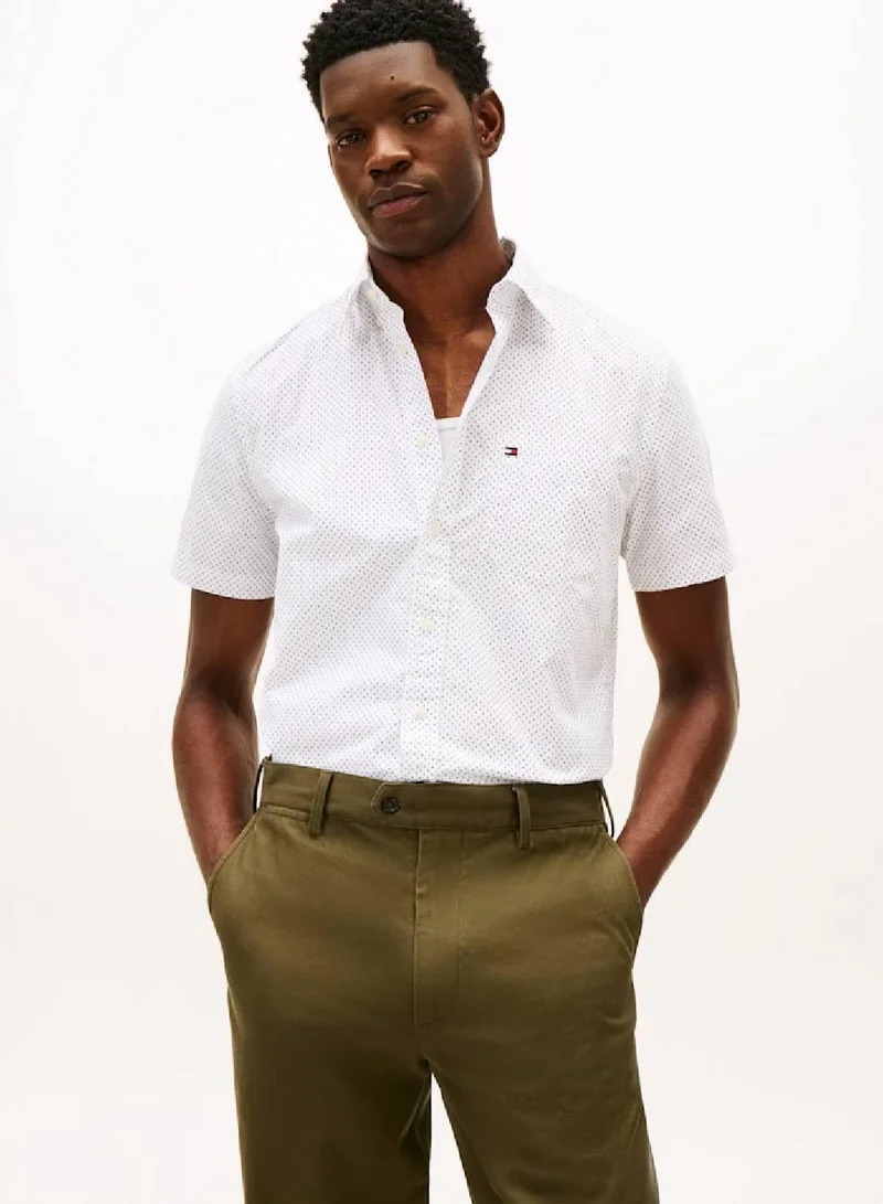 Flex Poplin Print Shirt