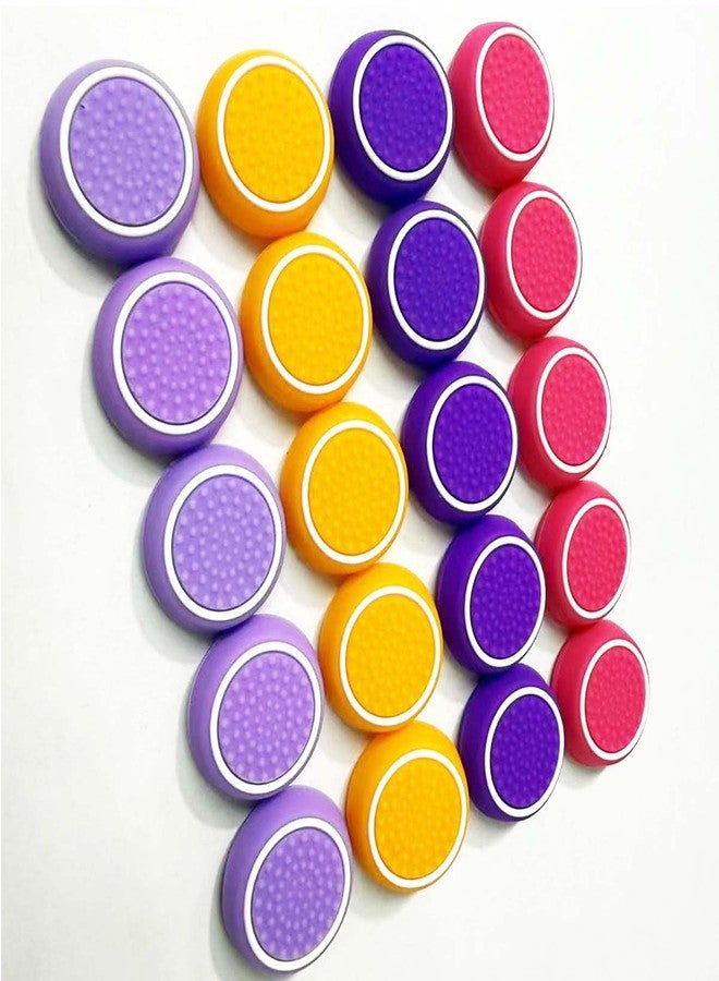 UPONEW 20 Pcs White Colorful Controller Thumbstick Caps Replacement Silicone Touch Controller Rocker Cover for PS3 / PS4 / PS5 - Image 5
