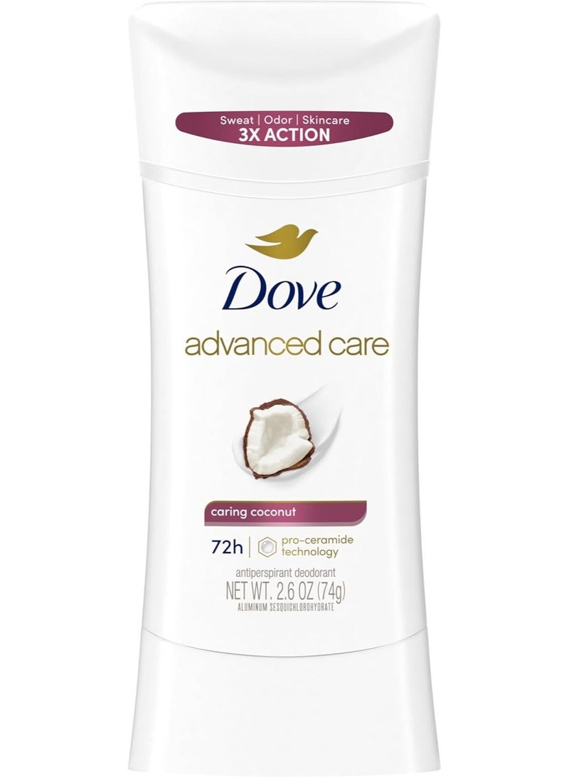 دوف مزيل عرق العناية المتقدمة - عناية جوز الهند - 74 جم - Image 1