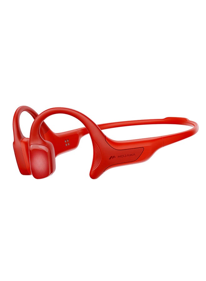 Mojawa Terra Bone Conduction Wireless Bluetooth Earphones Open-ear Sports Swimming Running Marathon Cycling Heart Rate Monitoring Ai Coach Racing Red - Image 2