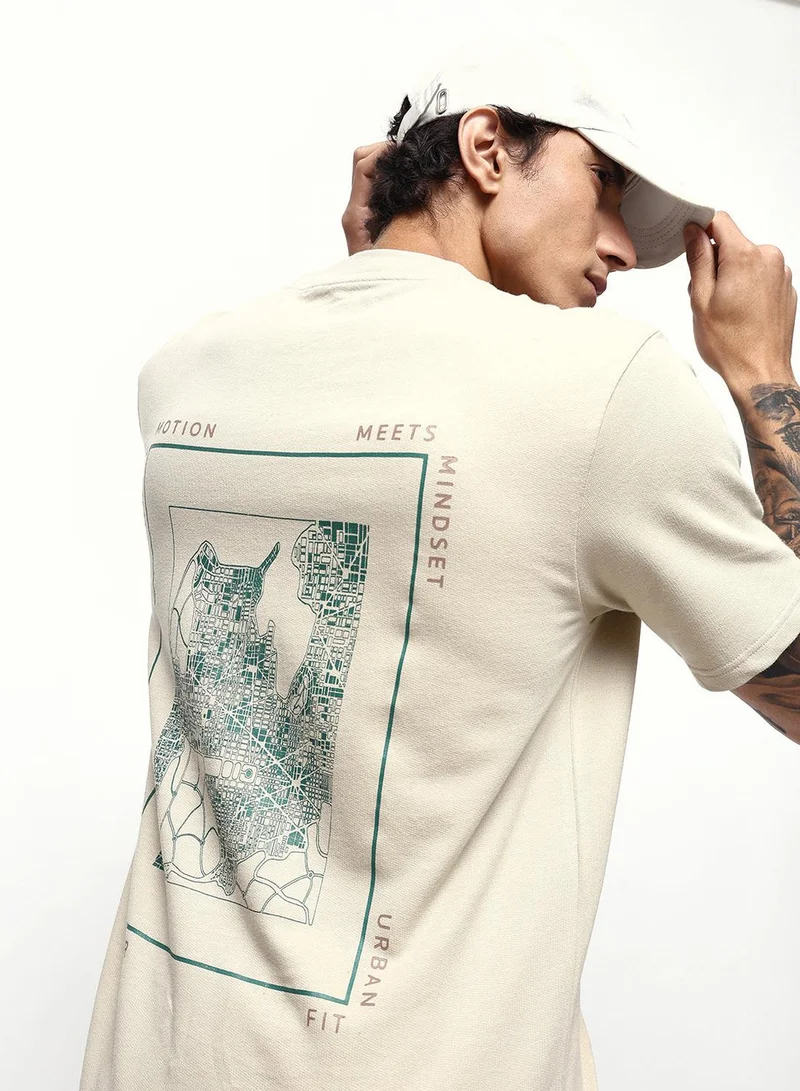 Dennis Lingo Men's Putty 100% Cotton Relaxed T-Shirt