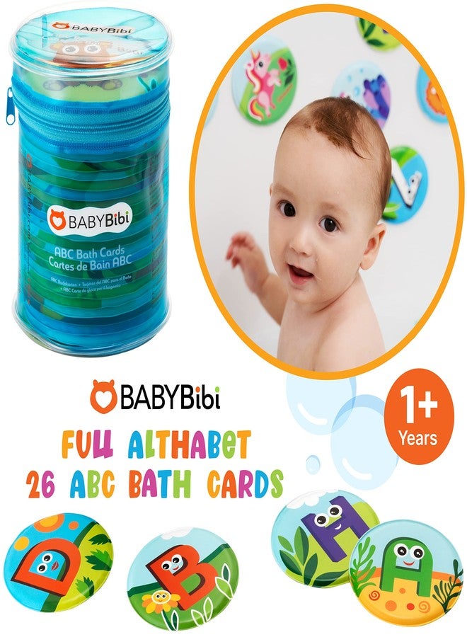 BabyBibi Floating Animals & Alphabet Flash Cards for Bathtub - Preschool Learning Toddler Flash Cards - Educational Bath Toys for 18 Months+ (Set of 26) - Image 2