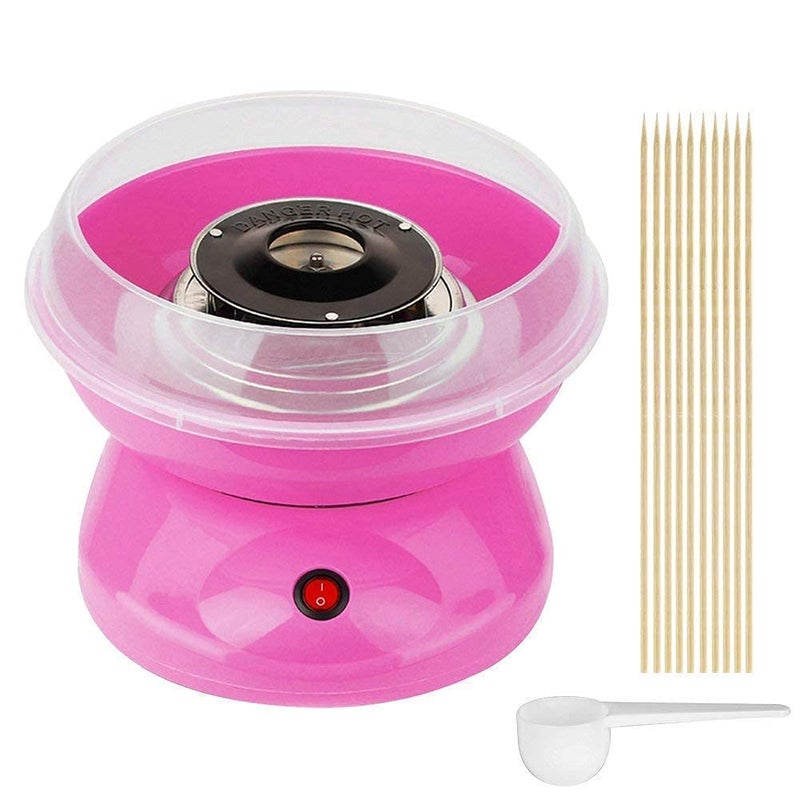 Jet Roy Cotton Candy Maker Machine Electric Sugar Floss Homemade Hard Sugar Free Candy with Detachable Splash Guard Sugar Spoon - Image 1