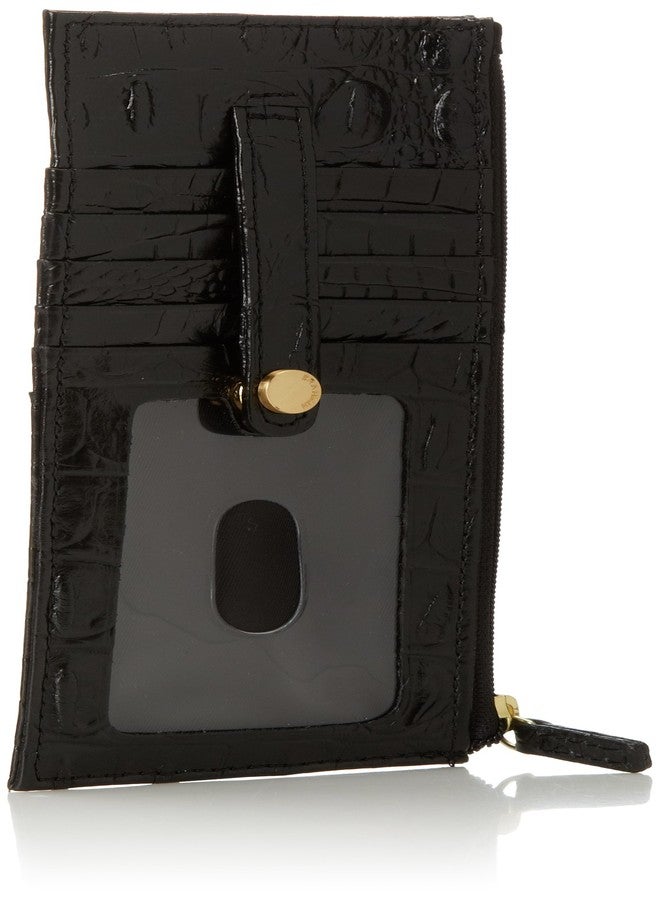 BRAHMIN Credit Card Wallet - Black Melbourne - Image 2