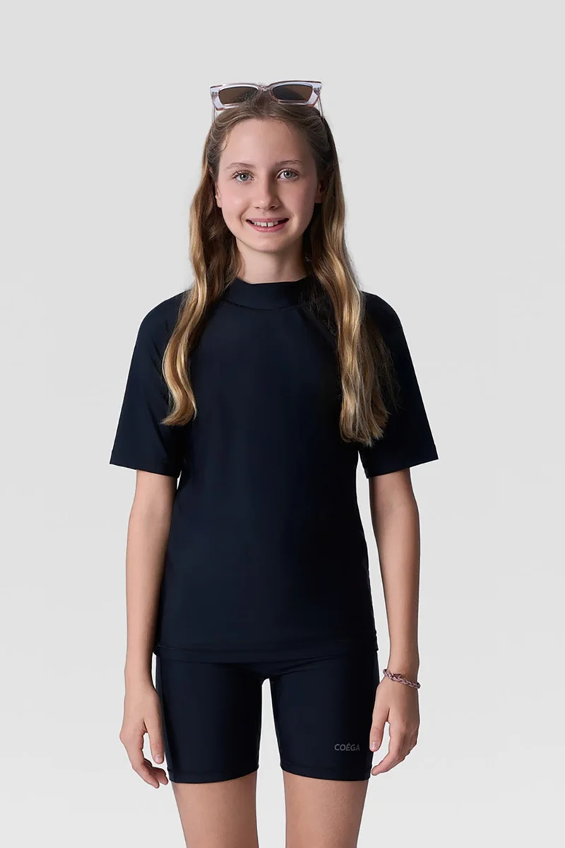 كويجا صن وير COEGA  Unisex Youth Two piece Suit Suit - Black