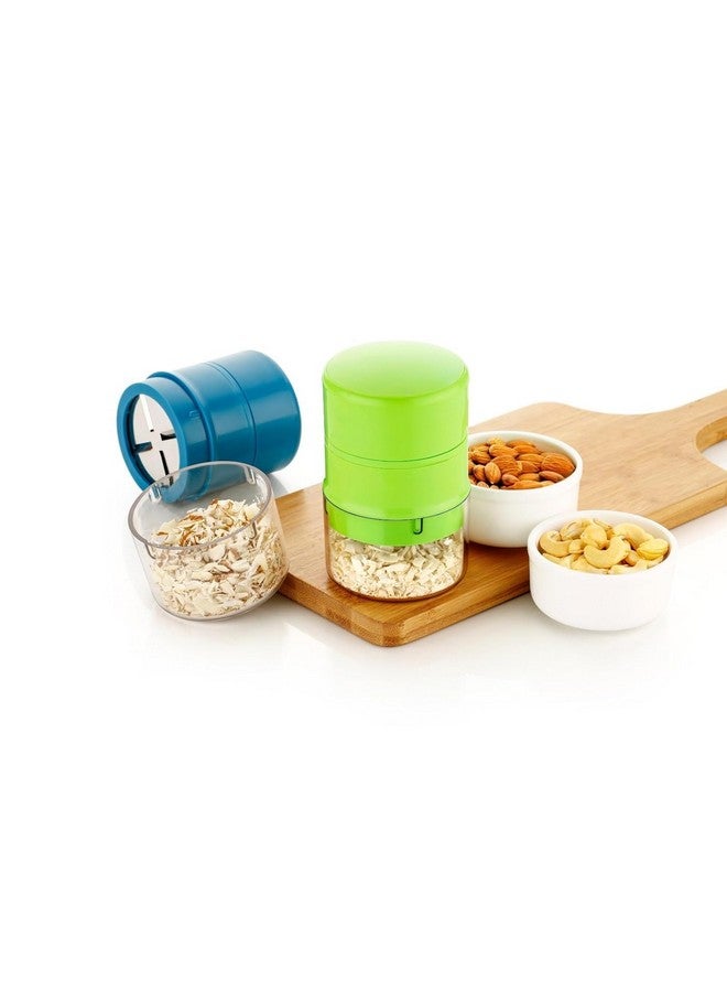 Clazkit قطاعة الكاجو واللوز الدقيقة من كلازكيت: تقطيع سهل مع مساحة تخزين مدمجة - متعددة الألوان - Image 3