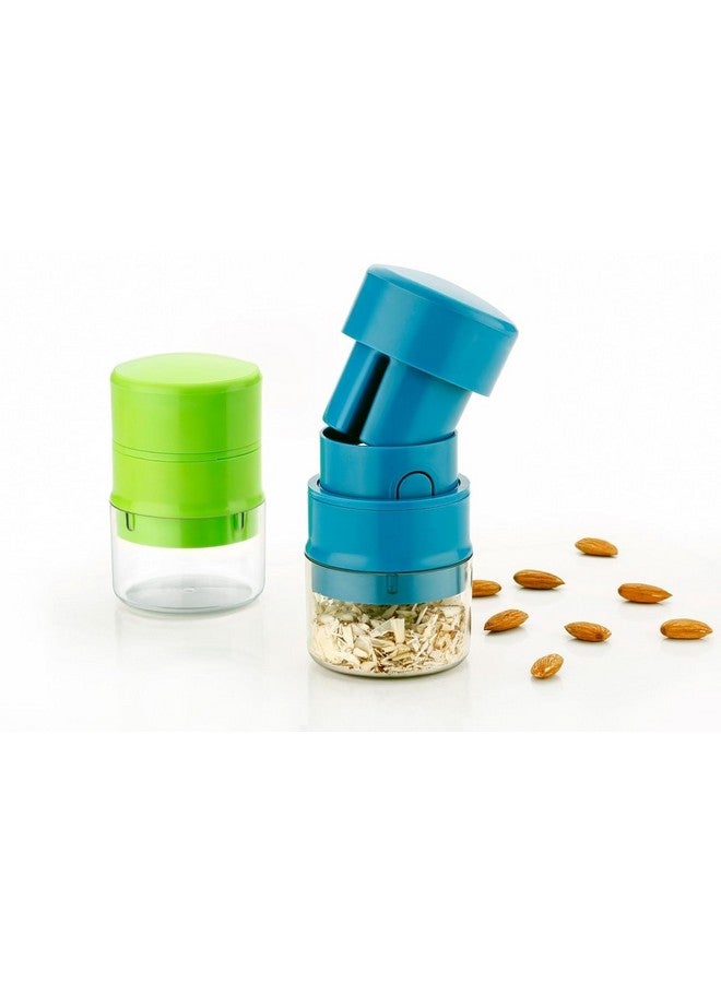 Clazkit قطاعة الكاجو واللوز الدقيقة من كلازكيت: تقطيع سهل مع مساحة تخزين مدمجة - متعددة الألوان - Image 5