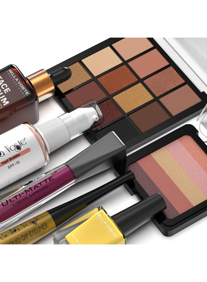 بيلا فوست مجموعة التوهج الكاملة - توهج أشعة الشمس الصفراء | مجموعة كومبو 7 في 1 | بقسوة مجانية | خالية من المواد السامة | يوصى به لمظهر الحفلات والأناقة (لون بشرة متوسط إلى داكن) - Image 2