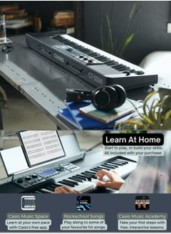 CASIO CT-S500 Digital Musical Keyboard with Power Adaptor  - Image 2