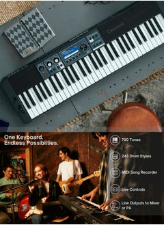 CASIO CT-S500 Digital Musical Keyboard with Power Adaptor  - Image 3
