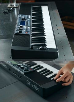 CASIO CT-S500 Digital Musical Keyboard with Power Adaptor  - Image 5