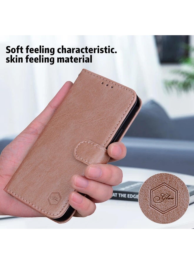Case Cover For Samsung Galaxy S21+ Skin Feeling Oil Leather Texture PU + TPU Phone Case(Champagne)