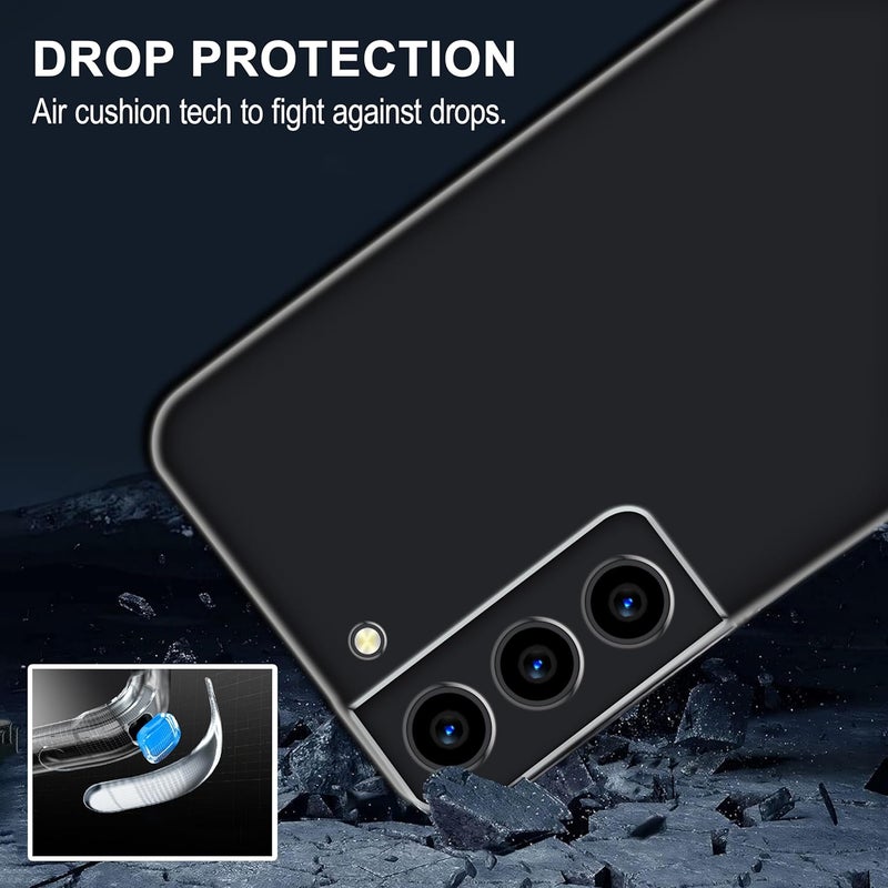 Cedo Samsung Galaxy S22+ Plus (5G) Clear Case | Soft Flexible Slim-Fit | Full Body 360 Protection Shock Proof TPU Back Cover (Transparent) - Image 3