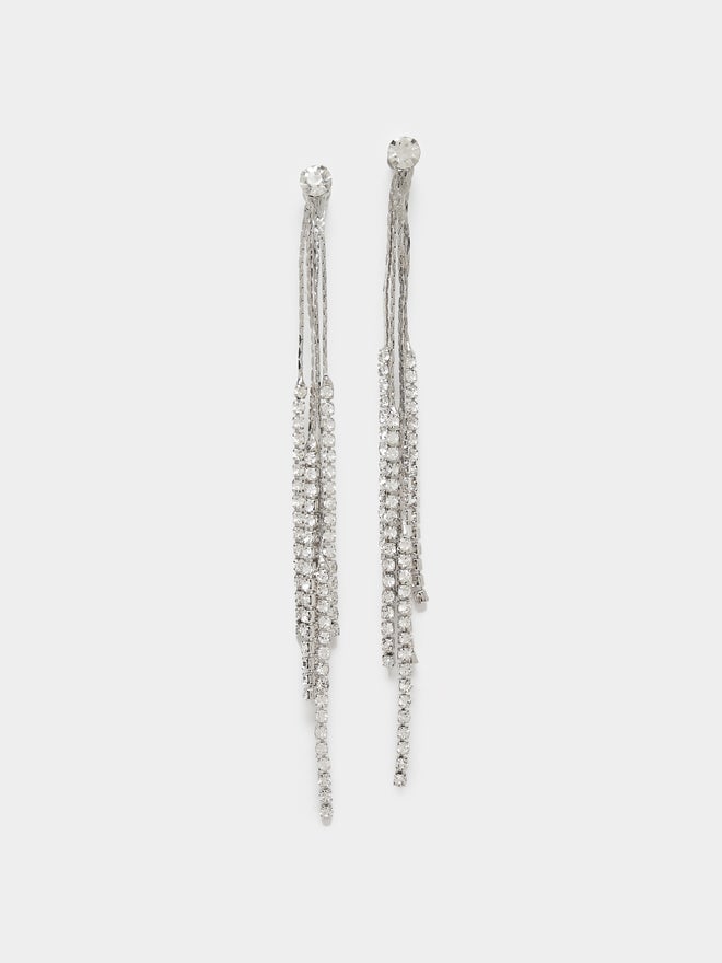 Styli Styli Embellished Tassel Drop Earrings  - Image 1