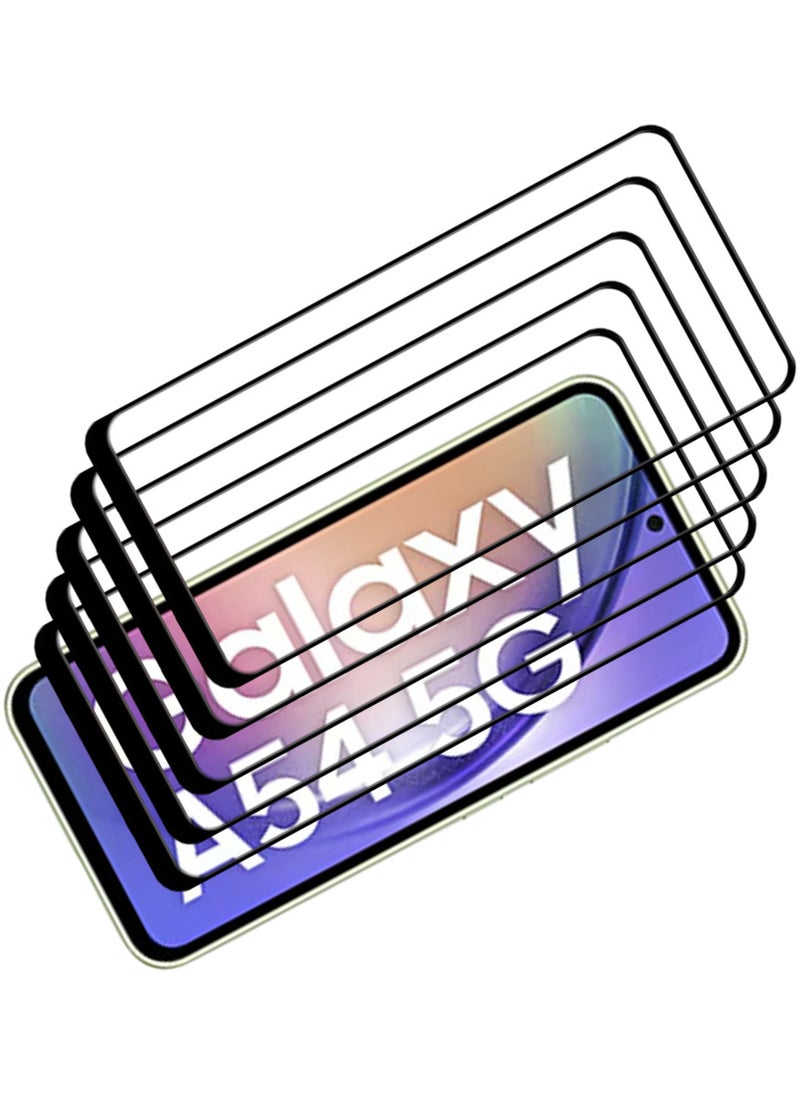 ACLIX 5 Pieces Antistatic ESD Dustproof Premium Quality High Definition Tempered Glass Screen Protector Designed For Samsung Galaxy A54 - Image 1