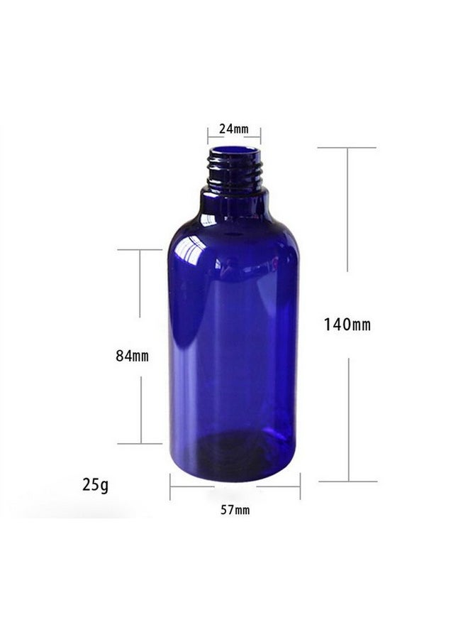 Elandy - 2Pcs 250Ml8Oz Round Pet Spray Bottle With Black Sprayermakeup Cosmetic Bath Shower Toiletries Liquid Perfume Hair Conditioner Storage Containers (Green) - Image 1