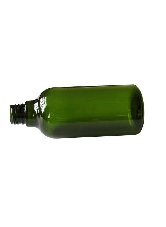 Elandy - 2Pcs 250Ml8Oz Round Pet Spray Bottle With Black Sprayermakeup Cosmetic Bath Shower Toiletries Liquid Perfume Hair Conditioner Storage Containers (Green) - Image 1