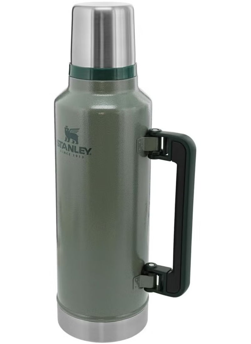 Stanley - Stanley Classic Legendary 1.9L 2.0QT Green Thermos Bottle – BPA-Free Stainless Steel, Keeps Drinks Hot for 45 Hours and Cold for 40 Hours, Leakproof Lid Doubles as a Cup, Dishwasher Safe. - Image 1