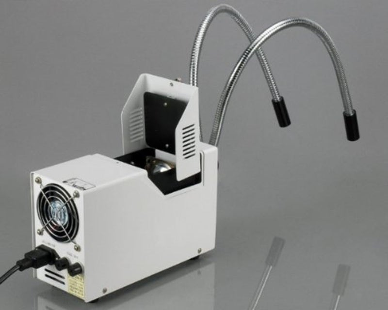 AmScope FBYL Dual Gooseneck Fiber Optic Attachment For Microscope Illuminators - Image 3