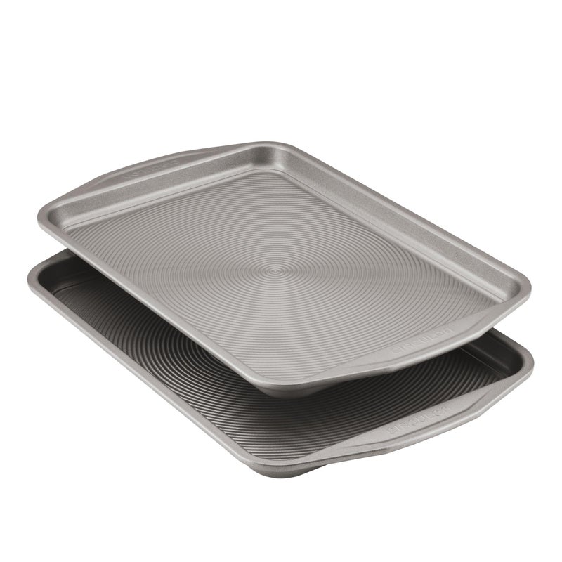 Circulon Total Bakeware Set Nonstick Cookie Baking Sheets, 2 Piece, Gray - Image 1