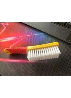 Nano Shoe Brush Multi-Function Soft Bristle CleaningYellow handle silicone [7*16 row]] Yellow handle silicone [7*16 row]]