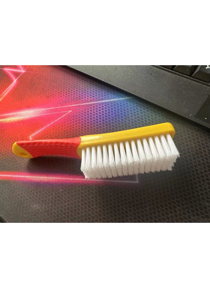 Generic - Nano Shoe Brush Multi-Function Soft Bristle CleaningYellow handle silicone [7*16 row]] Yellow handle silicone [7*16 row]] - Image 1
