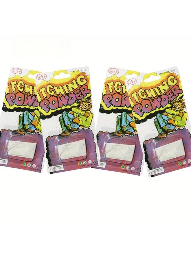 Non Toxic Itch Powder Prank Kit 4 Pcs Low Allergy Formula Funny Props - Image 5
