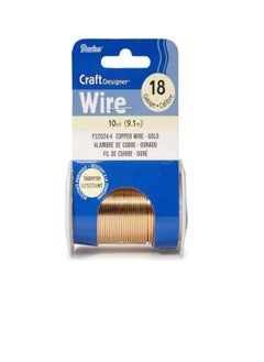 Darice Craft Wire 18 Gauge Gold 10 yards  - Image 2