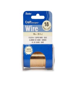Darice Craft Wire 18 Gauge Gold 10 yards  - Image 3