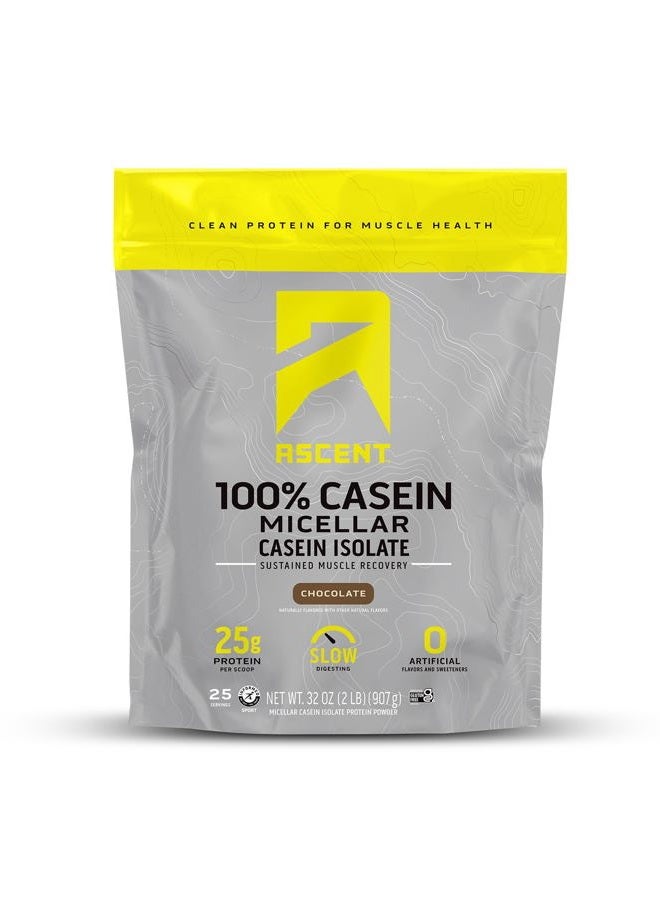 Ascent Native Fuel Micellar Casein Protein Powder - 0.9kg - Chocolate - Image 1
