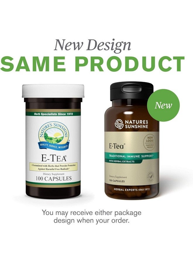 NATURE'S SUNSHINE E-Tea Capsules, 100 Count - Image 2