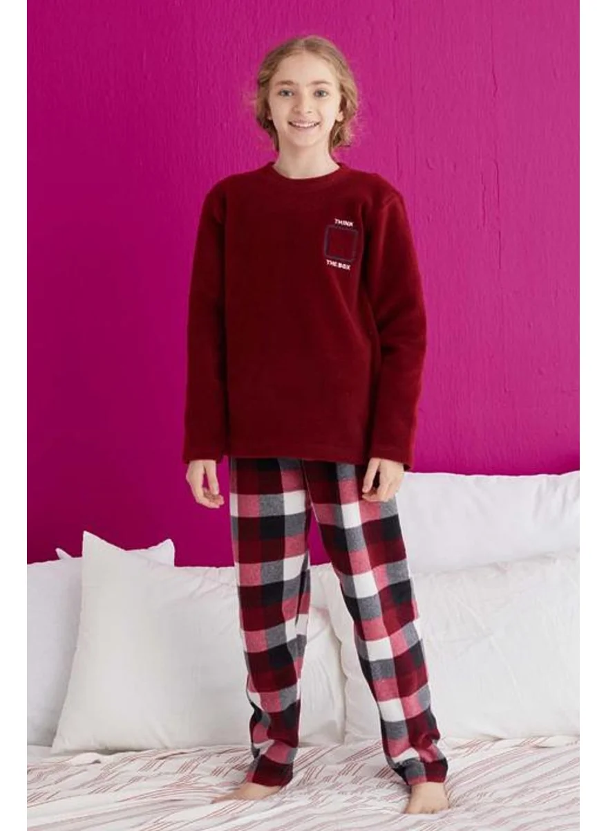 Tofisa 23934-BORDO Children's Pajama Set