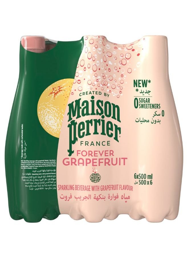 Maison Perrier Grapefruit Pet Bottle 6 x 500ml  - Image 1