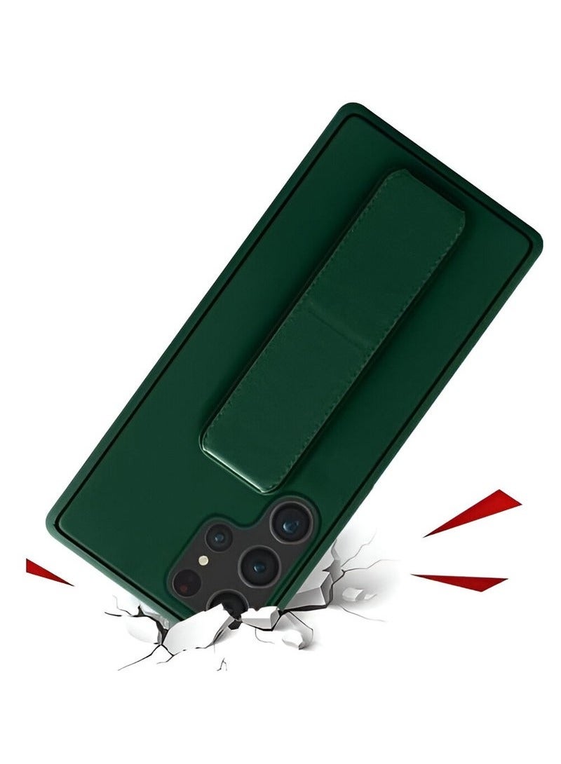 DUSALA Samsung Galaxy S25 Ultra Rotational Metal Ring Case Cover With Kickstand Shockproof Bumper Matte Finish Case Anti Fingerprint Magnetic Car Mount Cover Samsung Galaxy S25 Ultra - Image 3