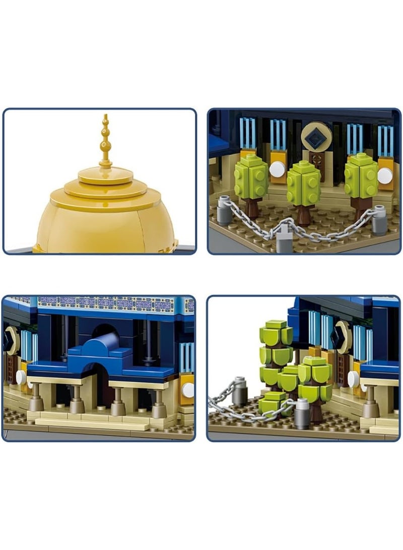 wange 【Dome of the Rock Blocks – 983Pcs】Jerusalem Islamic Landmark Model | ABS Material | For Kids & Adults (6+) - Image 4