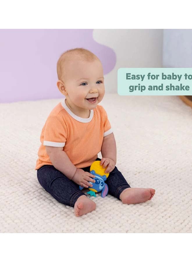 Bright Starts Stitch Tropical Teethe Rattle & Teether – 0 to 36 Months - Image 3