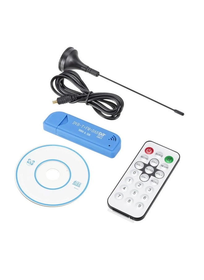 Generic USB 2.0 DigiTal DVB-T+DAB+FM+SDR Tuner CoordinaTor ConverTer-Color:Blue R860  - Image 1