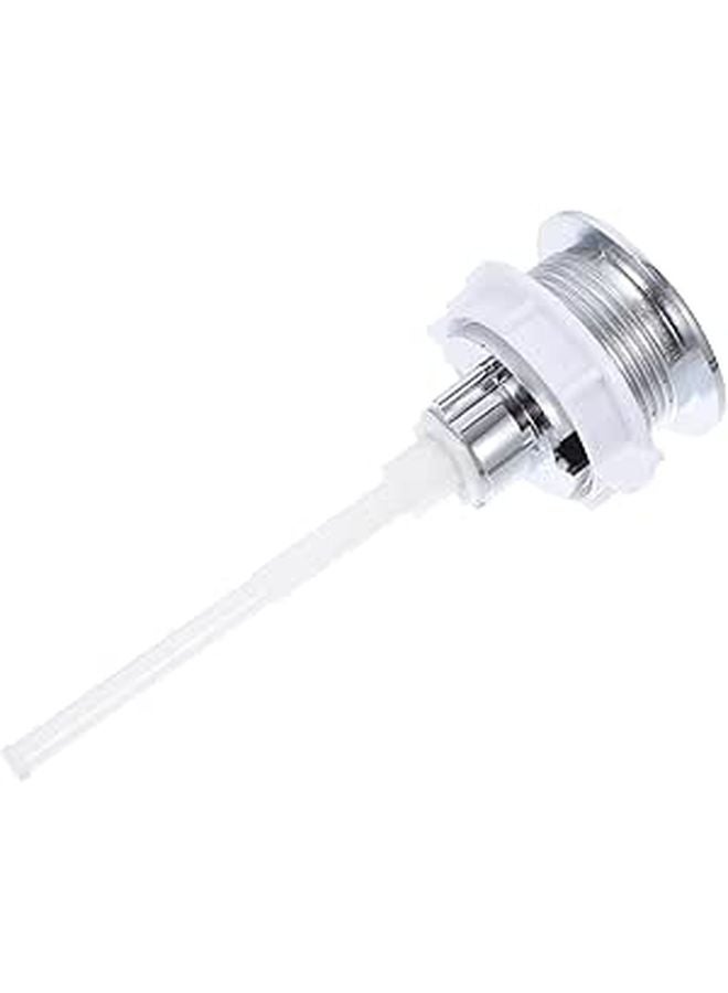 Toilet Push Button Replacement Easy Install Flush Switch Compact Sturdy Bathroom Accessory - Image 1