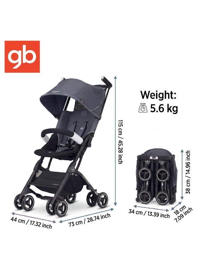 GB Ultra-Compact Lightweight Travel Stroller - Airplane Cabin Approved Portable Baby Pushchair for Easy Travel and Daily Use From 6 M to 4 years - Image 4