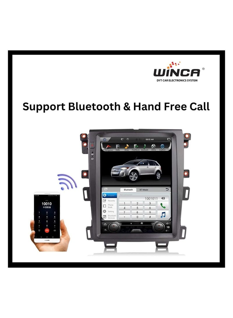WINCA WINCA Car Android System Compatible With FORD EDGE 2010-13 Tesla 12.1 Inch 4+64GB Special Android System Full Touch Gps Navigation Multimedia Player Item-DYT1285  - Image 3