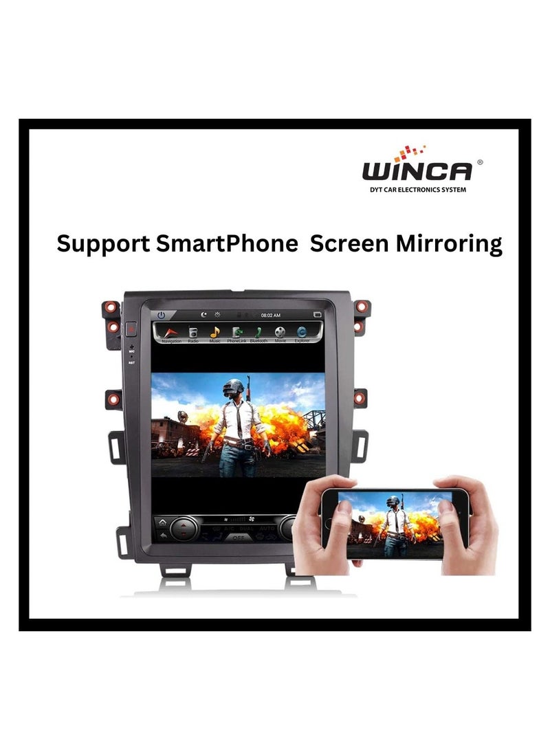 WINCA WINCA Car Android System Compatible With FORD EDGE 2010-13 Tesla 12.1 Inch 4+64GB Special Android System Full Touch Gps Navigation Multimedia Player Item-DYT1285  - Image 4