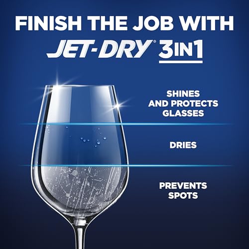 Finish Jet-Dry Dishwasher Rinse Aid, Compatible with Dishwasher Detergent, Prevents Spots & Residues, Dries, Shine & Protects, 32 oz, 300 washes - Image 3