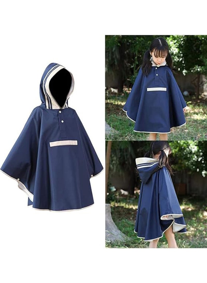 Generic - Kids Raincoat Boys Girls Rain Jacket Hooded Poncho Waterproof Coat Outdoor Sports Lovely and Fun Raincoat Showcasing a Personalized Raincoat School Style Raincoat for Boys or Girls - Image 1