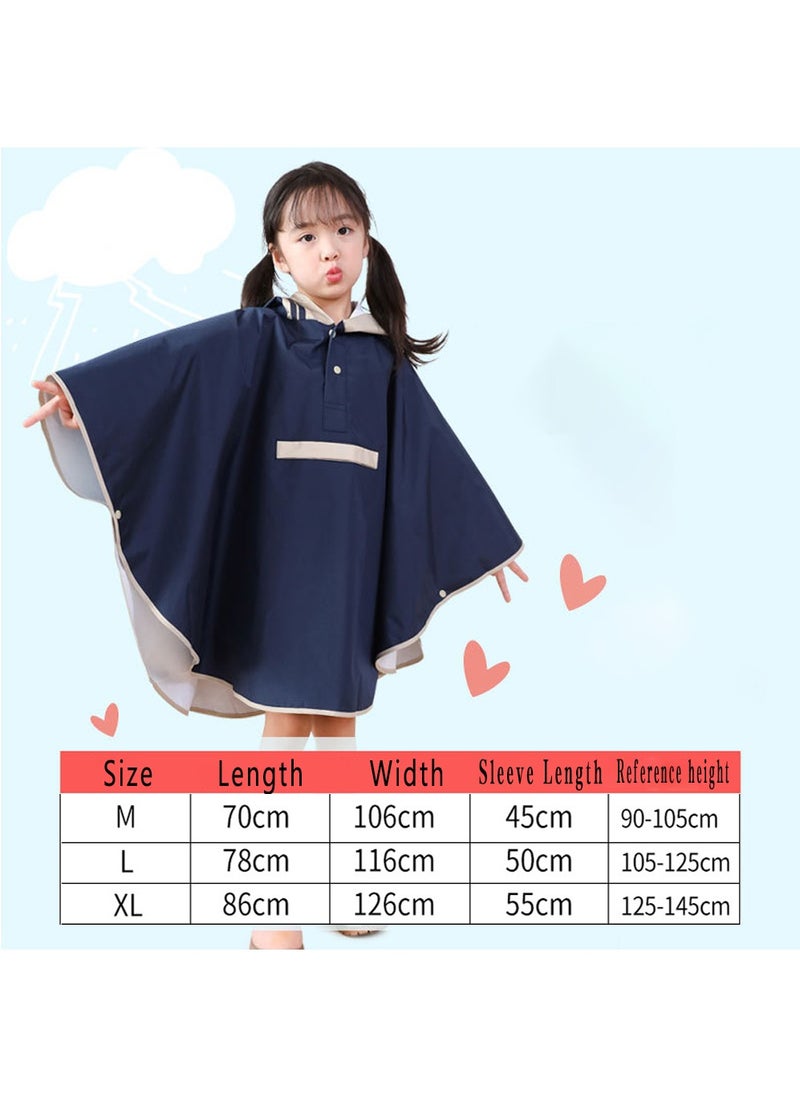Generic - Kids Raincoat Boys Girls Rain Jacket Hooded Poncho Waterproof Coat Outdoor Sports Lovely and Fun Raincoat Showcasing a Personalized Raincoat School Style Raincoat for Boys or Girls - Image 1
