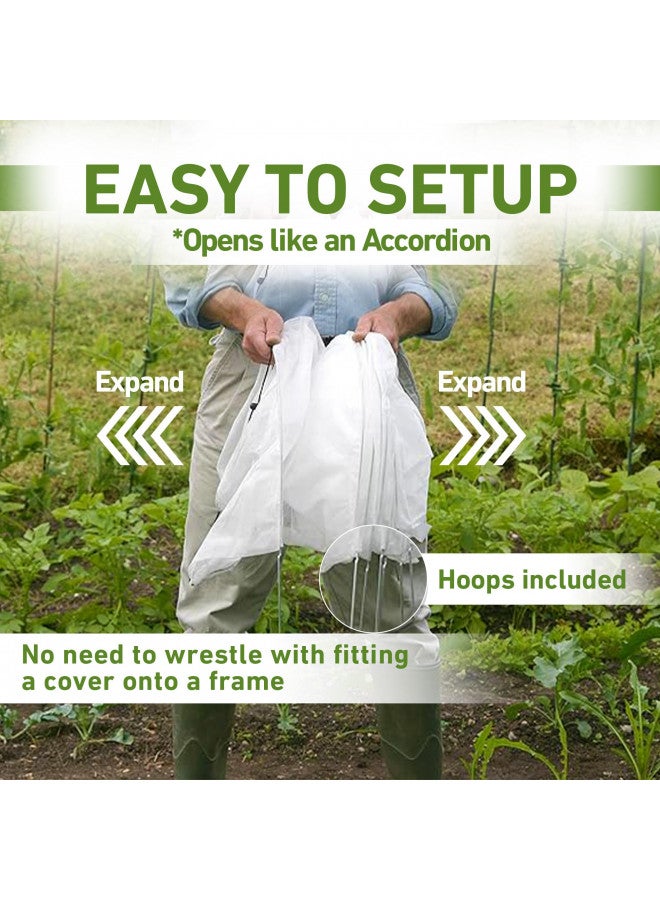 Bosmere Tierra Garden 50-5010 Haxnicks Easy Fleece Tunnel Garden Cloche, Giant - Image 1