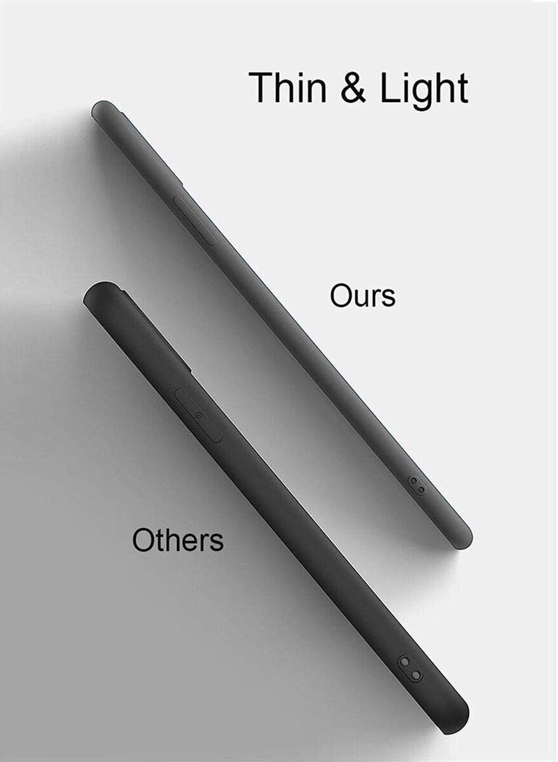 Wtech Soft Liquid Silicone Case Cover For Xiaomi Redmi A3 4G 2024 Black - Image 3