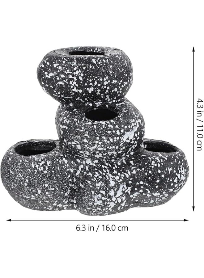 Aquarium Ornament Hideout Shelter 5 in 1 | Resin Decoration for Fish Tank - Image 2