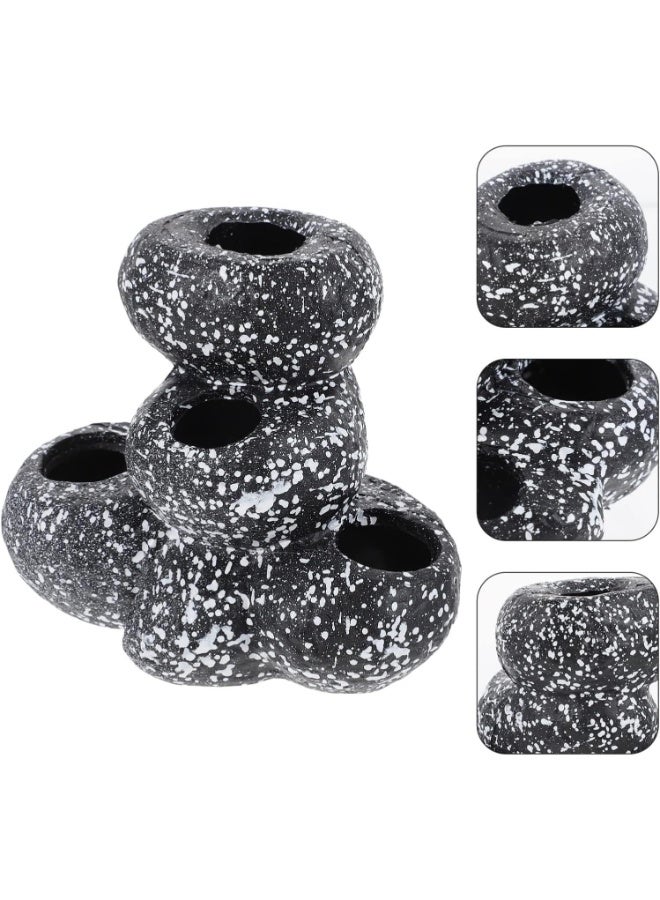 Aquarium Ornament Hideout Shelter 5 in 1 | Resin Decoration for Fish Tank - Image 4