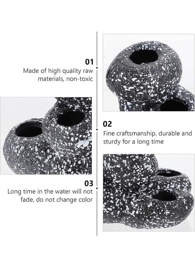 Aquarium Ornament Hideout Shelter 5 in 1 | Resin Decoration for Fish Tank - Image 5